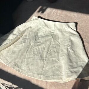 H&M Cream Skater Skirt
